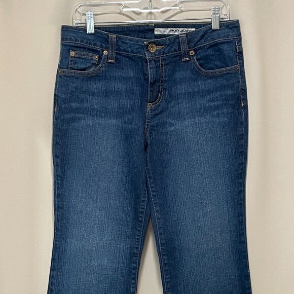 DKNY "Soho" Boot Cut Jeans. Blue, 12 PL - Picture 1 of 6